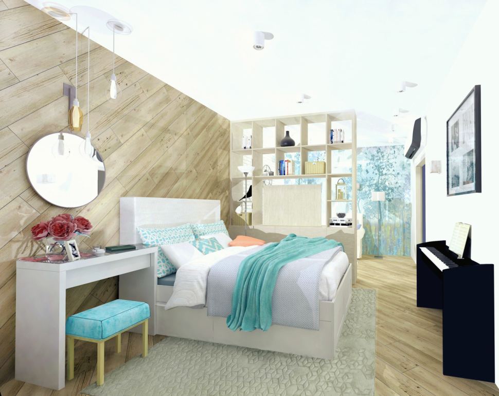 Спальня гостиная — как совместить 2 интерьера? 80 фото дизайна!